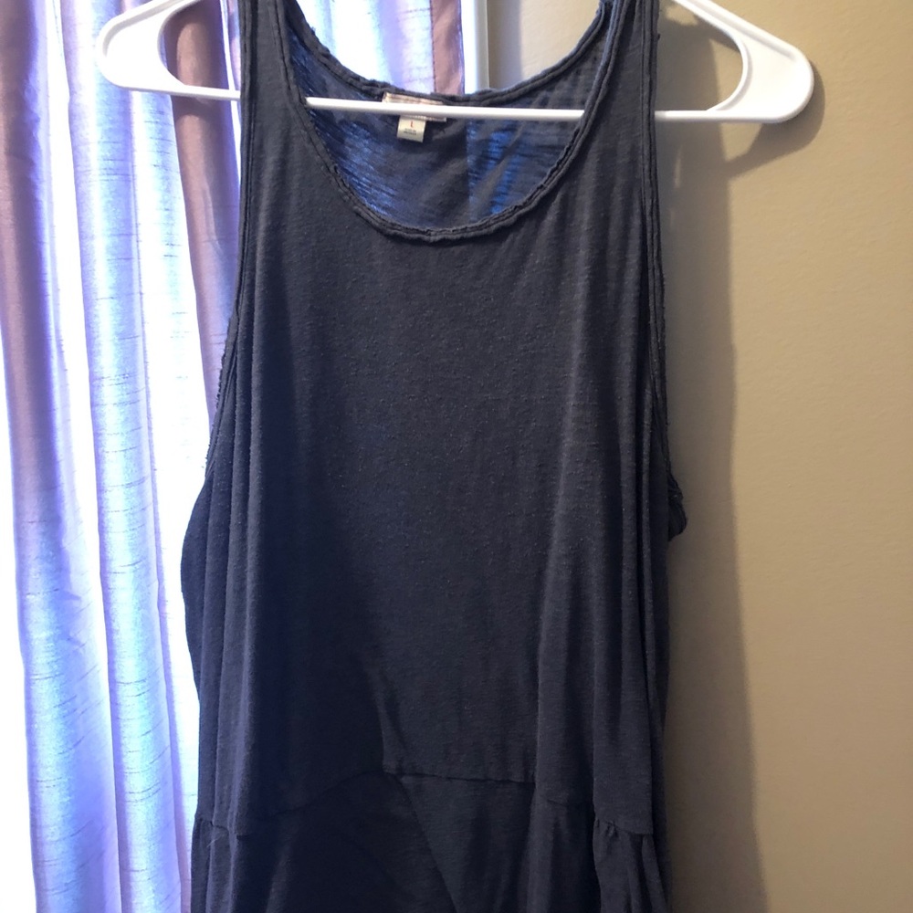 Blue tank top